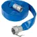 Tuyau de refoulement Apache 98138069 en PVC, plat, 3" x 100', avec raccords en aluminium à came et rainure de type C x E