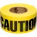 Ruban de signalisation NMC, 3" x 1 000', jaune, « Attention »