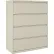 Armoire à dossiers latérale Hirsh Industries® série HL1000® de 42" de largeur, à 4 tiroirs, couleur mastic