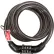 Câble antivol Master Lock® n° 8143D, câble antivol à combinaison de 4', lot de 6
