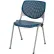 KFI Stack Chair with Perforated Back -  Plastic Seat - Navy - KOOL Series - Pkg Qty 4