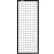 Panneau de protection en treillis métallique Global Industrial™, 2' de large, noir