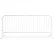 Queue Solutions CrowdMaster™ 1000 : barrière en acier, 100" de long x 43" de haut, pieds plats, blanche