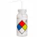 Flacons de lavage Bel-Art en LDPE 118160009, 500 ml, étiquette inscriptible, bouchon naturel, large goulot, lot de 4