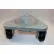 Chariot triangulaire en fonte Bond® 3310 - Roues en caoutchouc à bande de roulement dure - Capacité de 286 kg