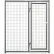 Panneau pour niche Behlen Country Ruff Guard à porte simple, 59" de long x 3" de large x 72" de haut