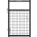 Portail d'angle carré Behlen Country 3' peint, grillage renforcé 1-5/8", noir