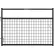 Portail d'angle carré Behlen Country 6' peint, grillage renforcé 1-5/8", noir