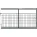 Behlen Country 8' Painted Frontier Square Corner Gate, 1-5/8" Medium Duty Wire-Filled, Gray
