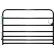 Portail à 7 barreaux Behlen Country 6' Pasture Pro, tube de 1-5/8", noir