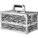Trousse de maquillage Barska BF11986 Chéri Bliss CC-100, aluminium, motif zèbre, 12" de long x 8" de large x 8" de haut