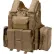Gilet porte-plaques tactique Barska BI12308 Loaded Gear VX-300, couleur beige