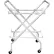 Chariot de service pliable Blickman : 29-1/4" de longueur x 19-1/2" de largeur x 38-1/2" de hauteur