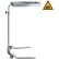 Blickman MRI Safe Newark Mayo Stand, Stainless Steel, 12-5/8"L x 19-1/8"W x 37-1/4 - 62"H