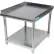 Support pour équipement BK Resources avec tablette inférieure, plateau en acier inoxydable 430 de calibre 18, 73" de largeur x 30" de profondeur