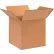 Global Industrial™ Cube Cardboard Corrugated Boxes, 10"L x 10"W x 10"H, Kraft - Pkg Qty 25