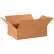 Boîtes en carton ondulé plat Global Industrial™, 20" de long x 14" de large x 6" de haut, kraft - Lot de 25