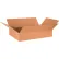 Boîtes en carton ondulé à fond plat Global Industrial™, 29" de long x 17" de large x 3" de haut, kraft - Lot de 25