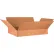 Boîtes en carton ondulé plat Global Industrial™, 34" de long x 21" de large x 6" de haut, kraft - Lot de 10