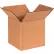 Global Industrial™ Cube Cardboard Corrugated Boxes, 6"L x 6"W x 6"H, Kraft - Pkg Qty 25