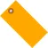 Global Industrial Tyvek® Shipping Tag, 3-1/4"L x 1-5/8"W, Orange, 100/Pack