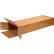 Global Industrial™ Side Loading Cardboard Corrugated Boxes, 18"L x 7"W x 52"H, Kraft - Pkg Qty 5
