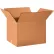 Boîtes en carton ondulé à double paroi ultra-résistantes Global Industrial™, 20" de longueur x 16" de largeur x 12" de hauteur, papier kraft - Lot de 15