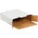 Global Industrial™ Side Loading Corrugated Mailers, 11-1/8"L x 8-5/8"W x 2-1/2"H, White - Pkg Qty 50