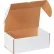 Global Industrial™ Corrugated Outside Tuck Mailers, 11-3/4"L x 7-1/4"W x 4-3/4"H, White - Pkg Qty 25