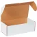 Global Industrial™ Corrugated Outside Tuck Mailers, 14-1/2"L x 7-1/4"W x 5"H, White - Pkg Qty 25