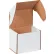 Global Industrial™ Corrugated Outside Tuck Mailers, 5-5/8"L x 4-3/16"W x 5"H, White - Pkg Qty 50