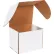 Global Industrial™ Corrugated Outside Tuck Mailers, 9-1/2"L x 8"W x 8"H, White - Pkg Qty 25
