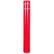 Post Guard Cache-borne, 4-1/2" de diamètre x 52" de hauteur, rouge avec bande blanche