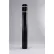 Post Guard Bollard Cover, 4-1/2" Dia. x 52"H, Black w/ White Tape