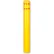 Post Guard Cache-borne, 7" de diamètre x 52" de hauteur, jaune avec bande rouge