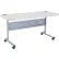 Table d'entraînement pliable moulée par soufflage Interion® 72" x 24" - Blanche