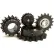 TRITAN Sprocket 25A45X1/2, A Plate, 1/4" Pitch, 1/2" Bore, 45 Teeth