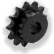 Pignon TRITAN 25BS25HX1/2, pas de 1/4", alésage fini de 1/2", 25 dents