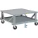 Little Giant® Ergonomic Adj. Height Mobile Pallet Stand 2PDSE48486PH2FL - 48 x 48 Solid Deck
