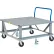 Support à palettes ergonomique Little Giant® à hauteur réglable avec poignée PDSEH40486PH2FL - Plateau plein 48 x 40