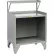 Little Giant Bureau d'atelier avec rehausse, 36" de largeur x 24" de profondeur, gris