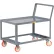 Chariot à étagères à plate-forme basse Little Giant® avec étagères à rebord et poignée, capacité de 1 200 lb, 35" de long x 18" de large x 36" de haut