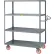 Chariot de service Little Giant® avec poignée ergonomique et 4 étagères, 53-1/2" de longueur x 24" de largeur x 62" de hauteur