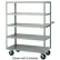 Little Giant® Shelf Truck w/4 Shelves, 3600 lb. Capacity, 60"L x 30"W x 63"H, Gray