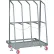 Rack à barres verticales mobile Little Giant®, 4 emplacements, capacité de 2 000 lb, 48" de largeur x 36" de profondeur x 69" de hauteur