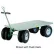 chariot Little Giant® à 8 roues chariot - Bord relevé - 30 x 60