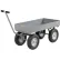 chariot à timon à rebord profond Little Giant® pour usage intensif, capacité de 2 000 lb, 48" de long x 48" de large, roues pneumatiques