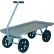 chariot Little Giant® chariot - Plateau à rebord - 36 x 60 - Roues en caoutchouc moulées