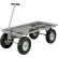 chariot Little Giant® chariot plateau perforé, capacité de 2 000 lb, 61-1/2" de long x 36" de large, gris