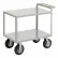 Little Giant® Instrument Cart w/Shelves & Hand Guard, 1200 lb. Cap, 36"L x 24"W x 34"H, Gray